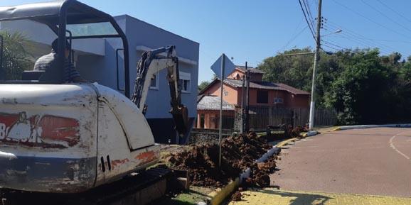 Iniciadas as obras da nova rede de tubulação