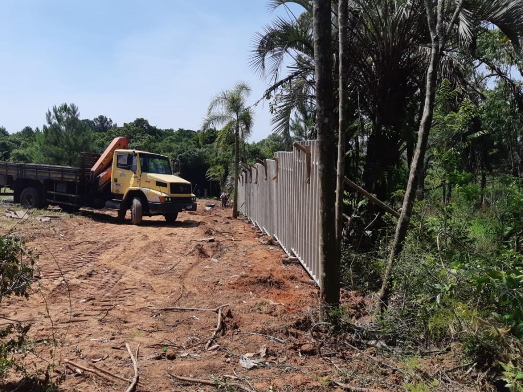 Colocação do Gradil na Guamirim com Palmeiras