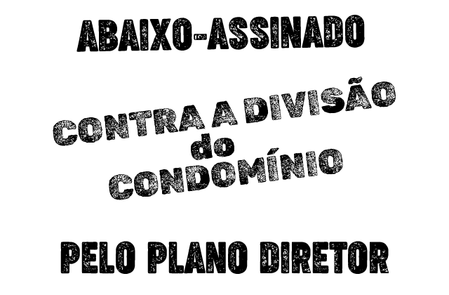 Participe do abaixo-assinado