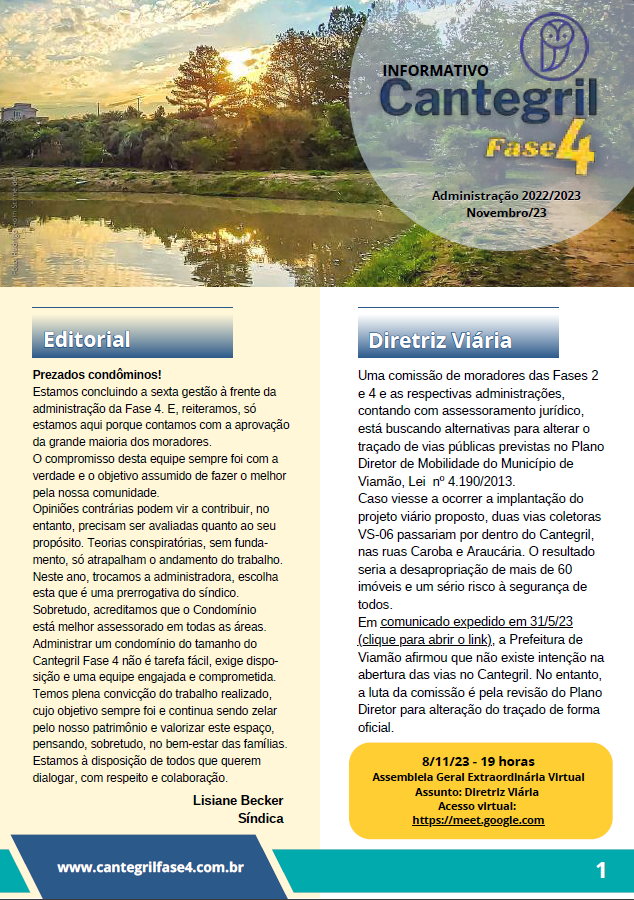 Informativo Cantegril Fase 4